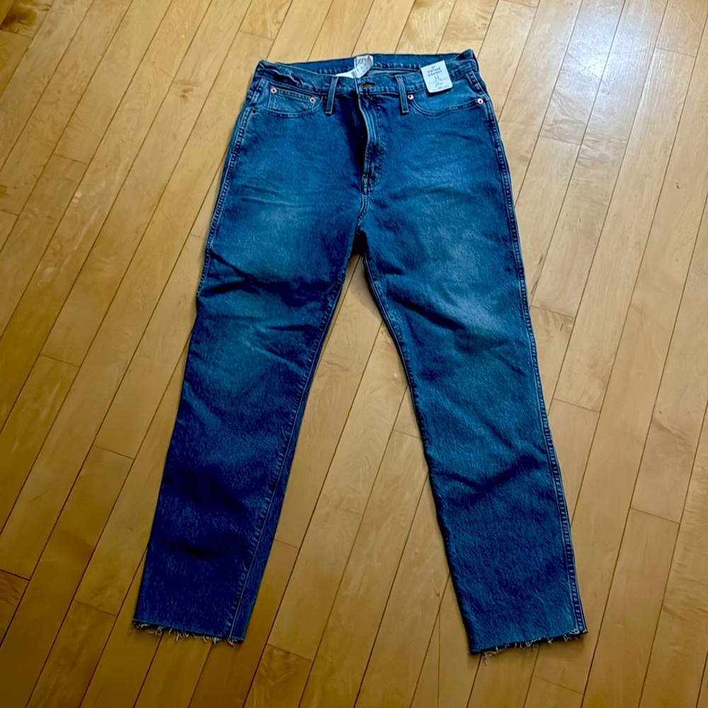 J Crew vintage straight leg jeans.  Size 32 (14)